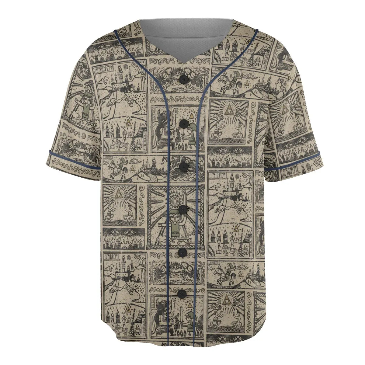 Zelda Story Of The Hero Time Legend Unisex Baseball Jersey