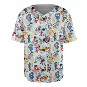 Cereal Favs Large Scale Unisex Baseball Jersey