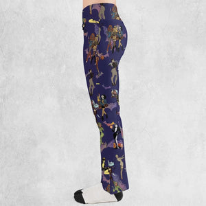Horror Pin Up Girls Flare Leggings