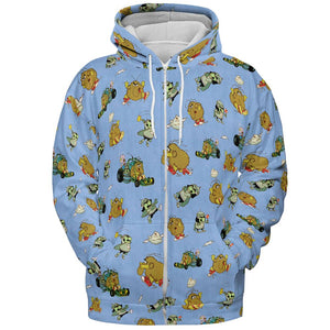 All-over Print Hoodie - AE4SLB7J -  - 3