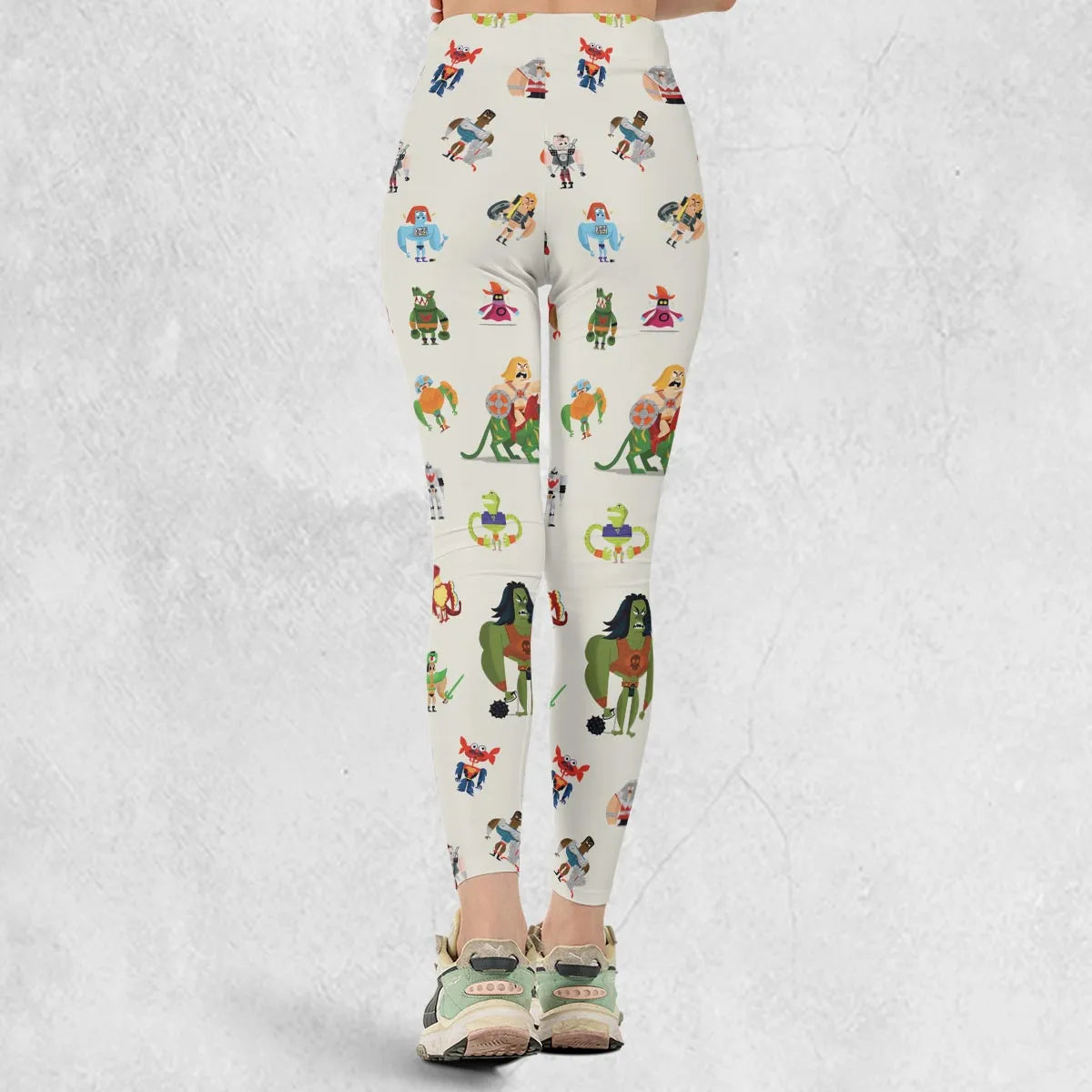 He-Man & Masters Of The Universe Characters Pattern Legging