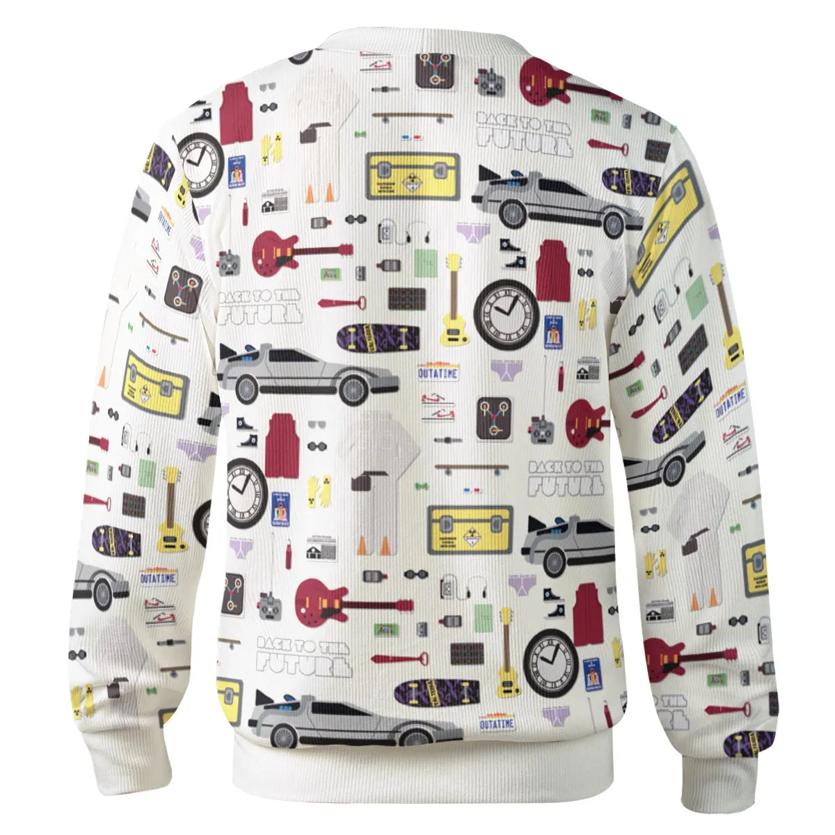 Back to the Future Pattern Cardigan