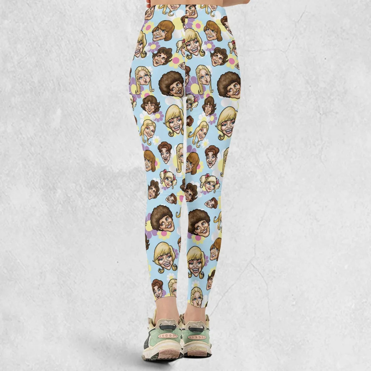 Retro TV The Brady Bunch Characters Legging