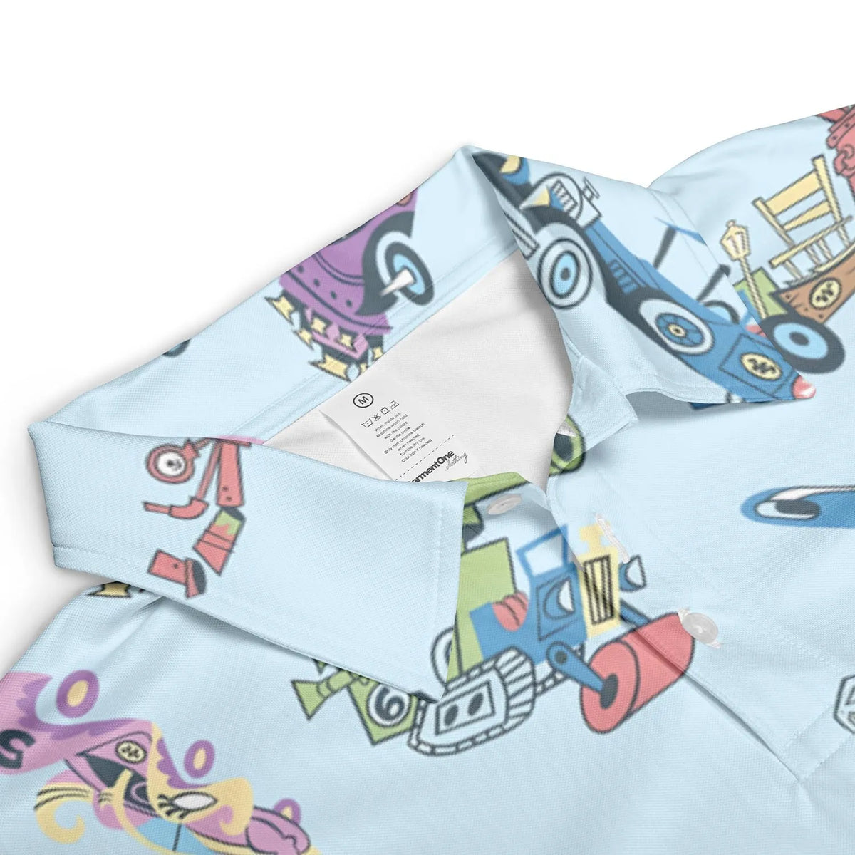 W is for Wacky Races AOP Men/Women Polo Shirt
