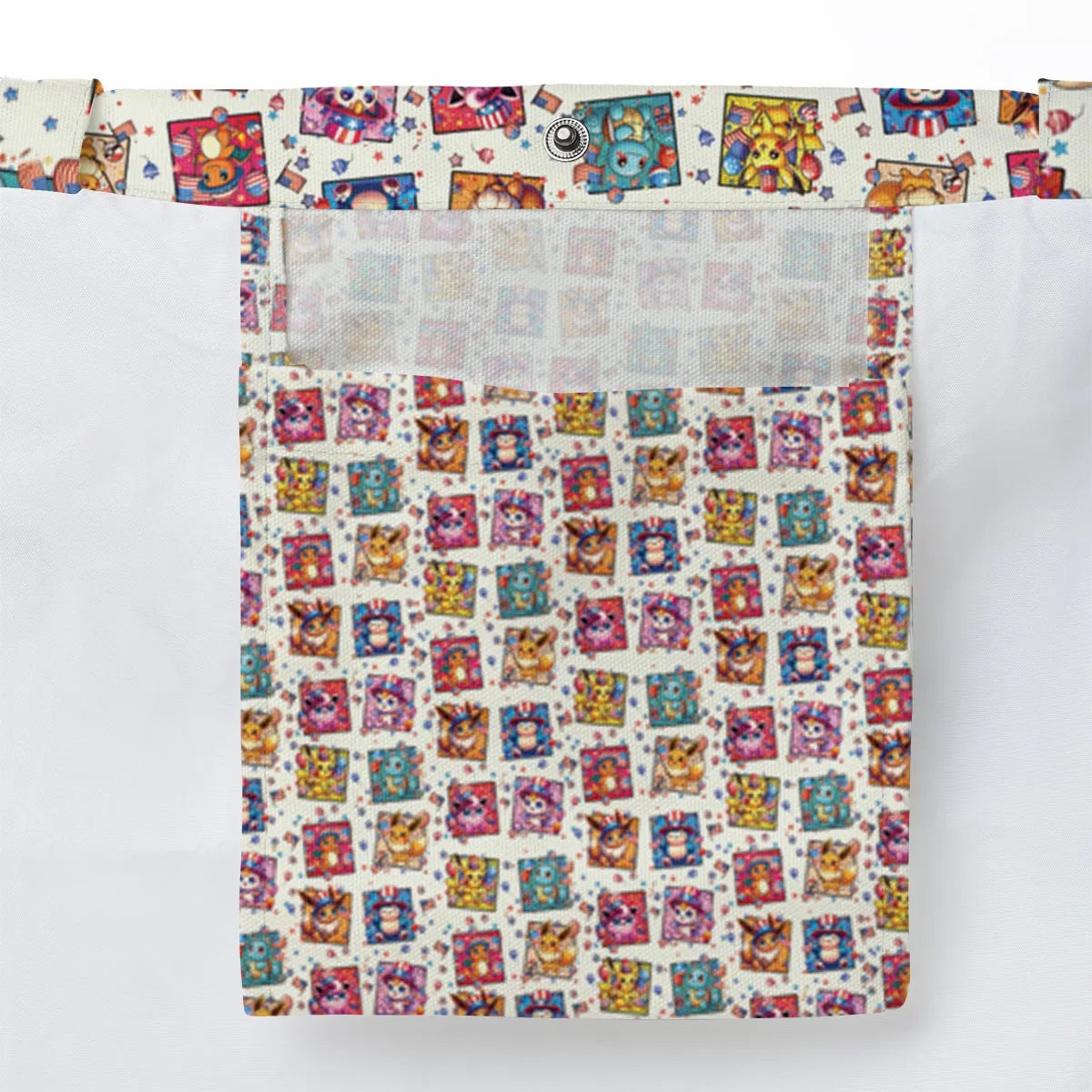 Chill The 4th Out Pokemon Large Tote Bag