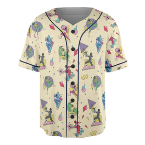 Morphin Team Power Rangers Unisex Baseball Jersey