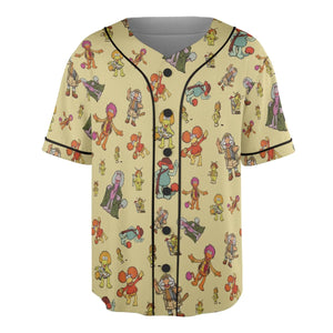 Fraggle Rock Characters Unisex Baseball Jersey
