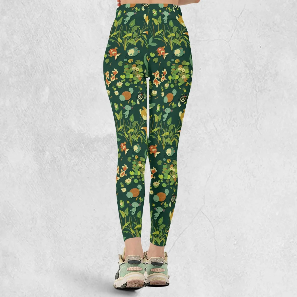 Floating In A Pond Magikarp Psyduck Vaporeon Water Pokemon Legging