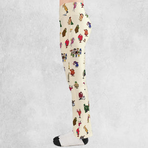 Wacky Races Characters Flare Leggings