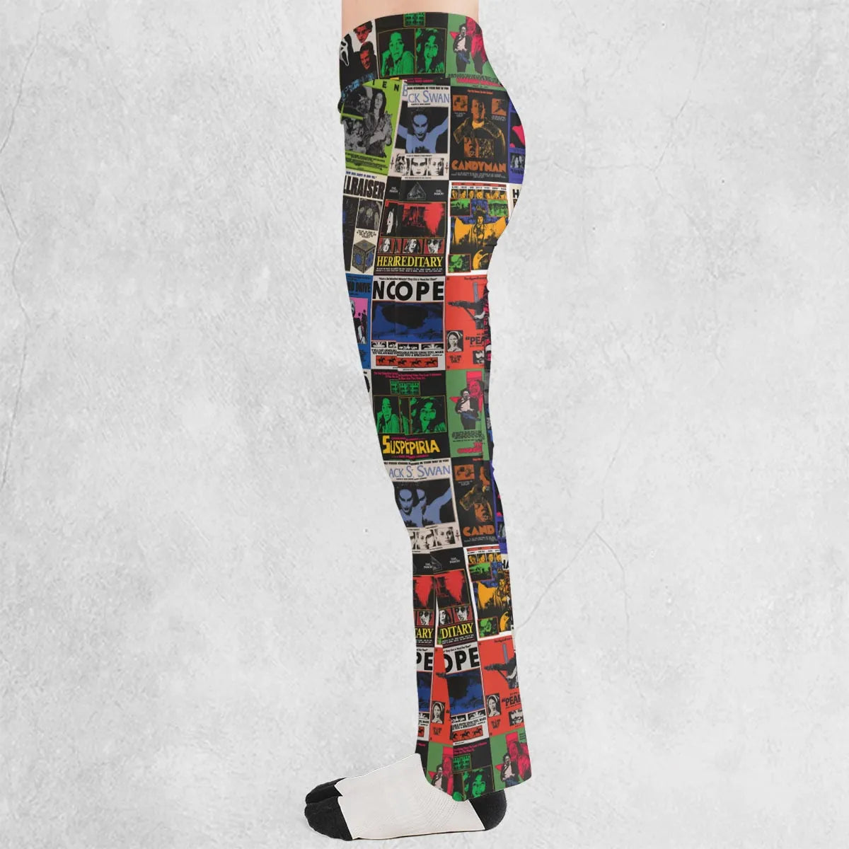 Modern Horror Movies Nope Ghostface Pinhead Pearl Leatherface Halloween Flare Leggings