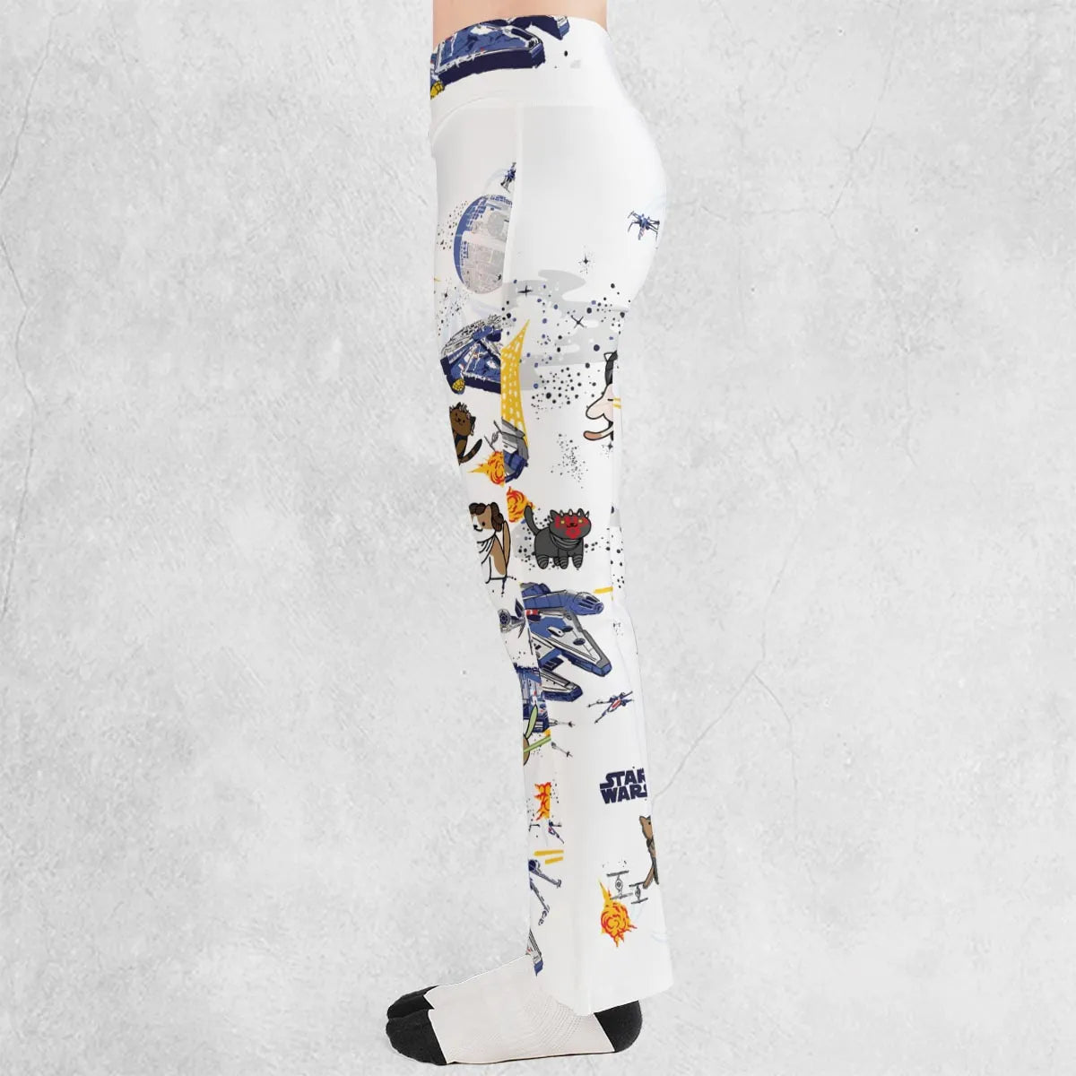 Star Wars Cats Flare Leggings