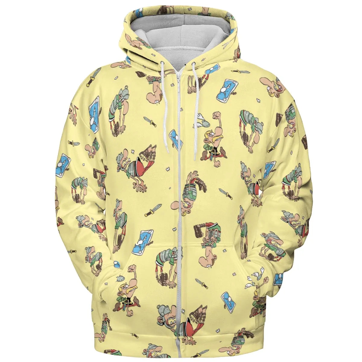 Gaulish Goodness Asterix All-over Print Hoodie