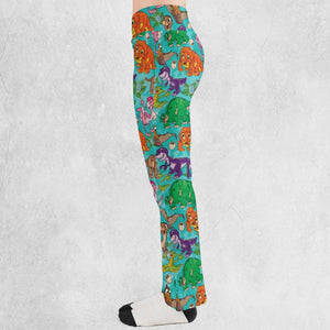 Squad Goals The Land Before Time Flare Leggings