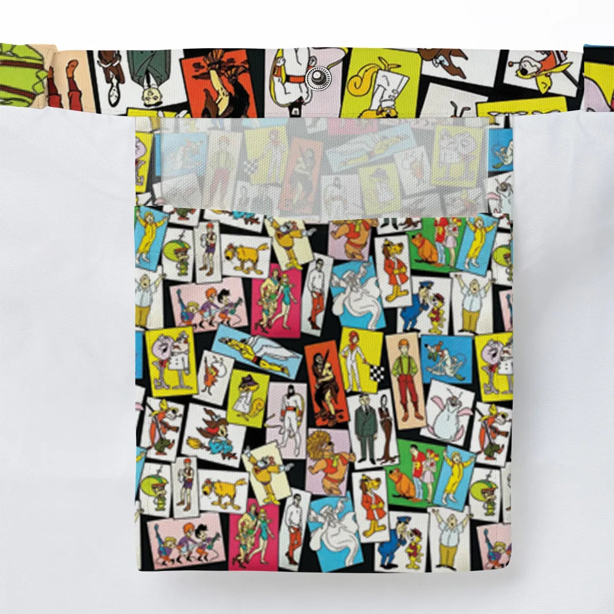Back To The Day Old Cartoon Shows Large Tote Bag