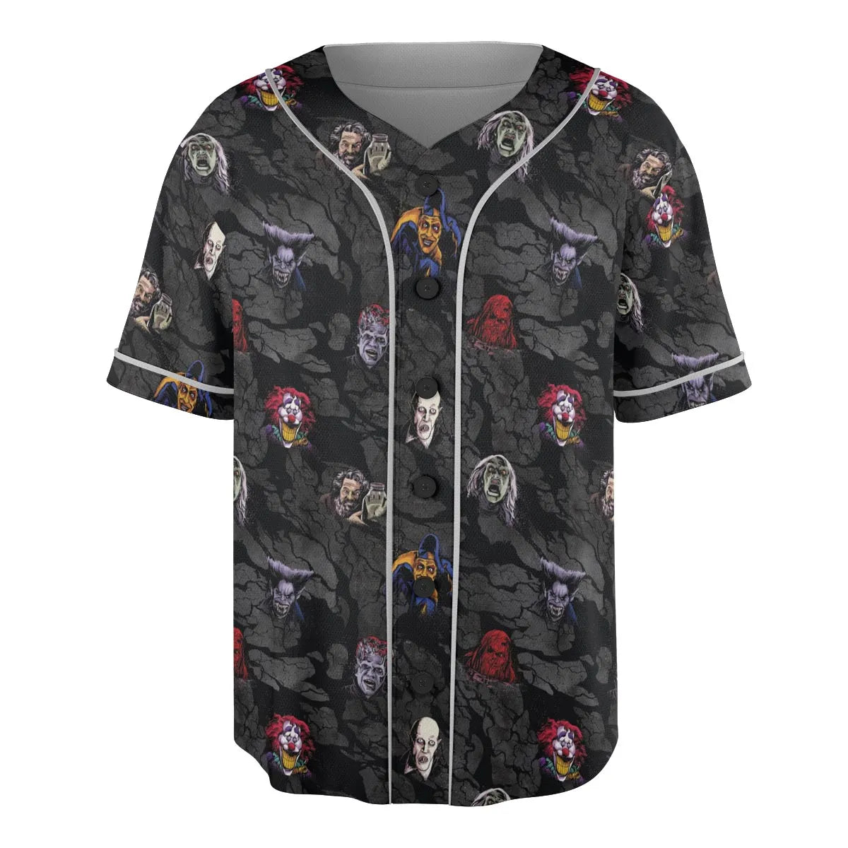 Cult Movie Characters Ghastly Grinner Nosferatu Unisex Baseball Jersey
