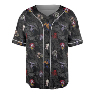 Cult Movie Characters Ghastly Grinner Nosferatu Unisex Baseball Jersey