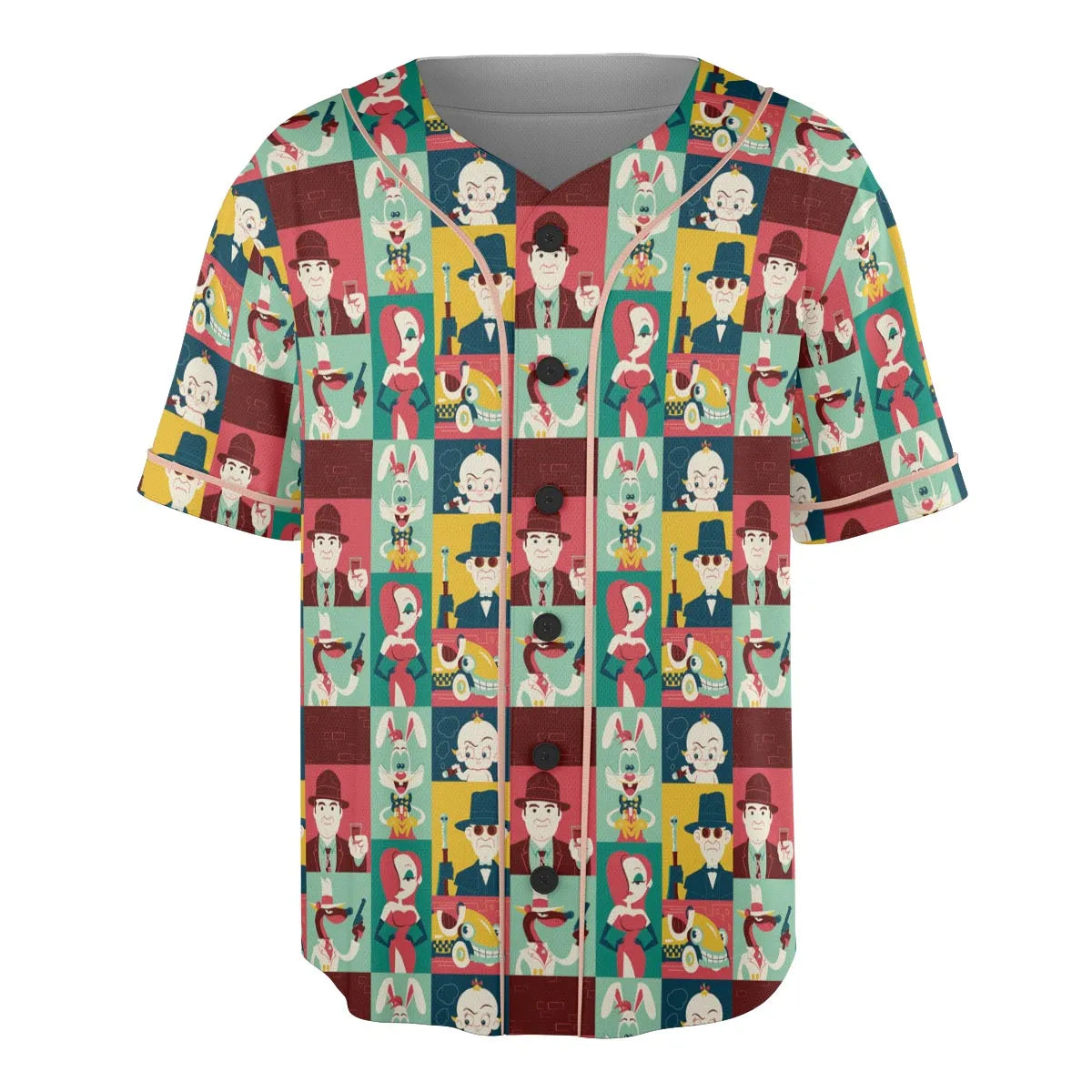 Toontown Threads Who Framed Roger Rabbit Unisex Baseball Jersey