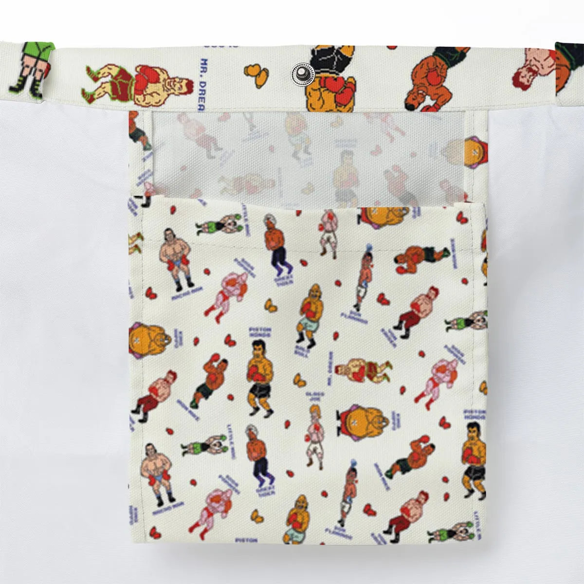 Retro Game Punch Out Large Tote Bag