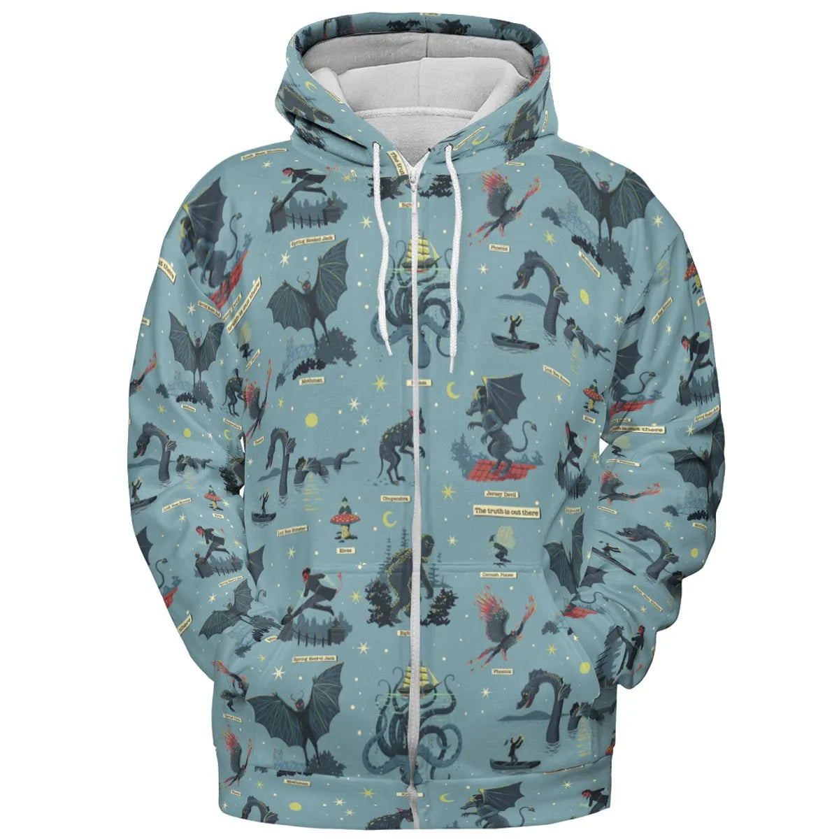 Paranormal Creatures All-over Print Hoodie