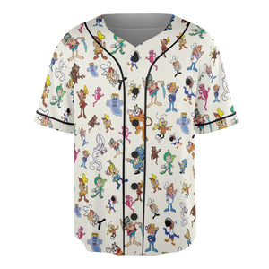 80s 90s Commercial Mascot Cereal Unisex Baseball Jersey