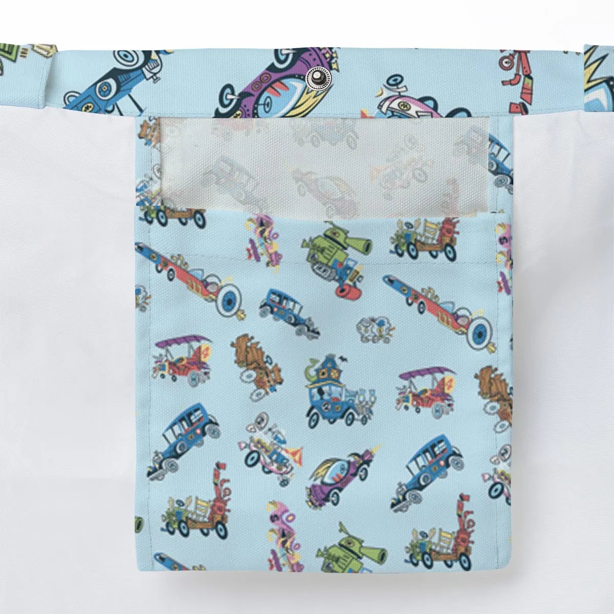 W is for Wacky Races Large Tote Bag