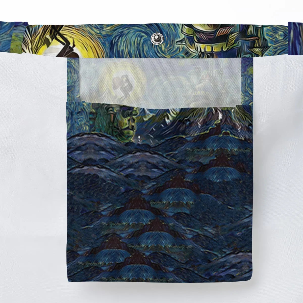 Howl’s Moving Castle Starry Night Large Tote Bag