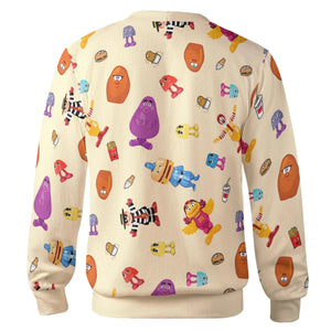 Mcdonalds Vintage Characters Toys Cardigan