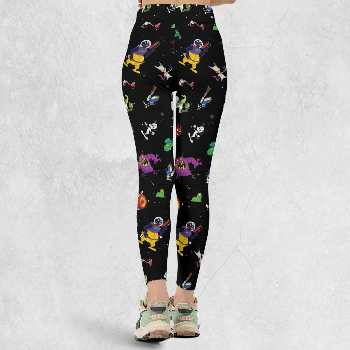 Earthworm Jim And Od Characters Legging