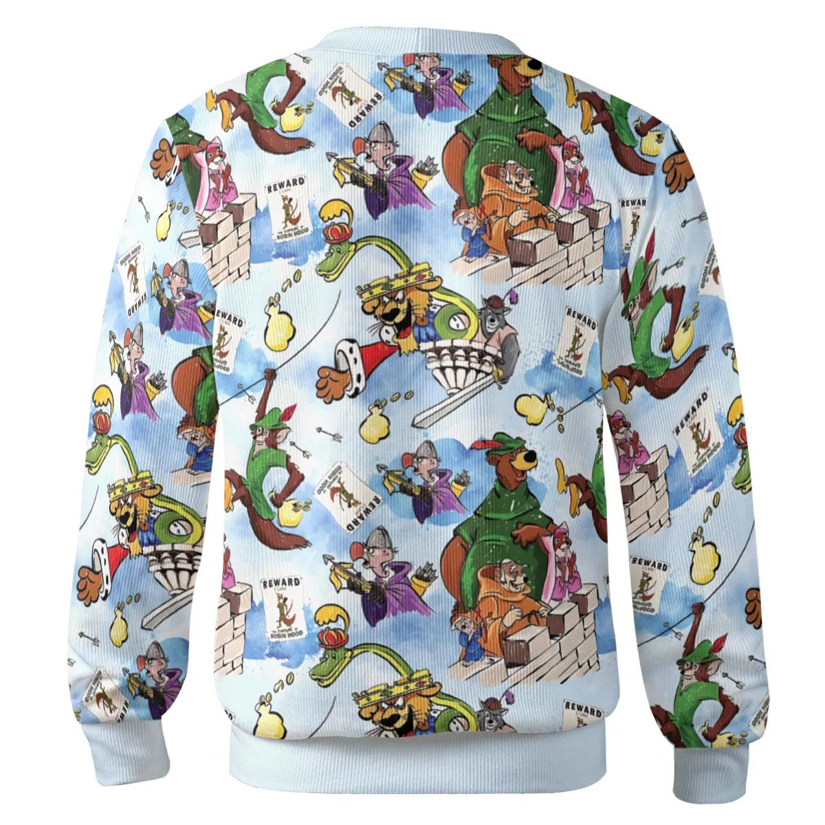 Robin Hood Characters Pattern Cardigan