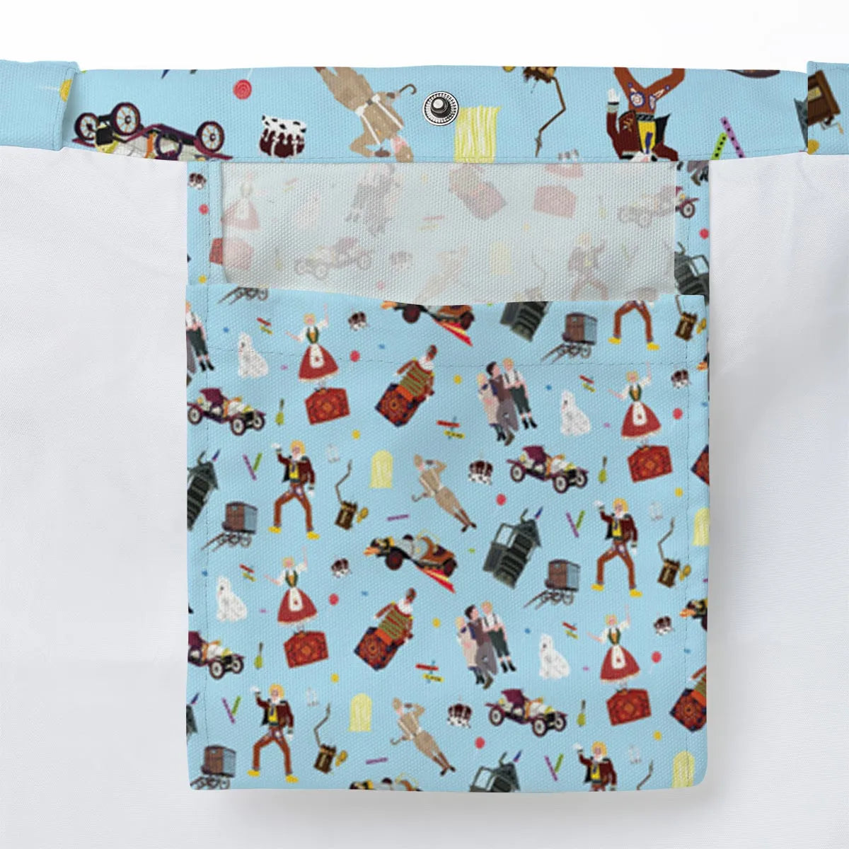 Chitty Chitty Bang Bang Patterns Large Tote Bag