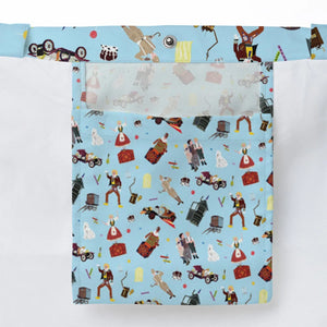 Chitty Chitty Bang Bang Patterns Large Tote Bag
