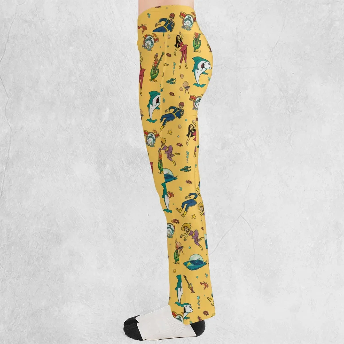 Undersea Style Jabberjaw Flare Leggings