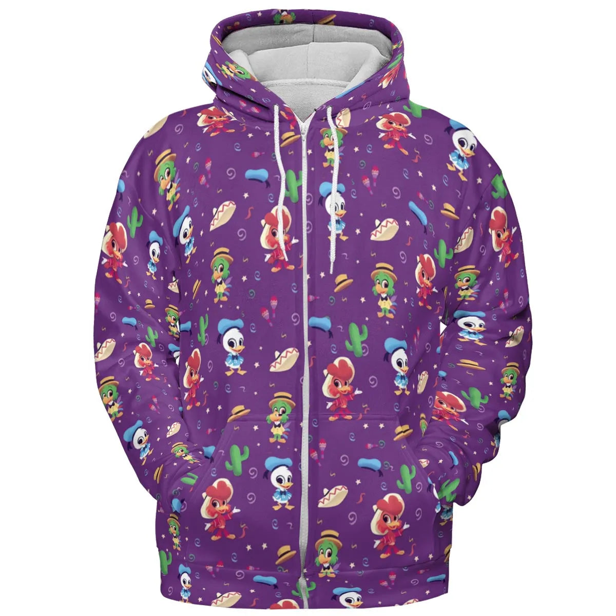 Three amigos Donald Ducktales All-over Print Hoodie
