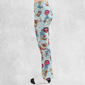 Animal The Muppet Show Drum Tropical Flare Leggings