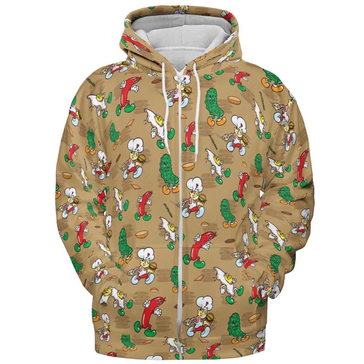 BurgerTime Arcade All-over Print Hoodie