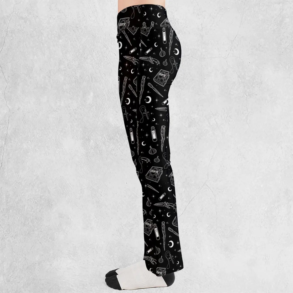 Buffy The Vampire Slayer Items Pattern Flare Leggings