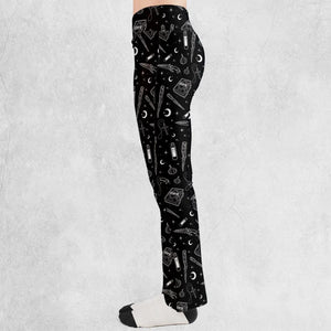 Buffy The Vampire Slayer Items Pattern Flare Leggings