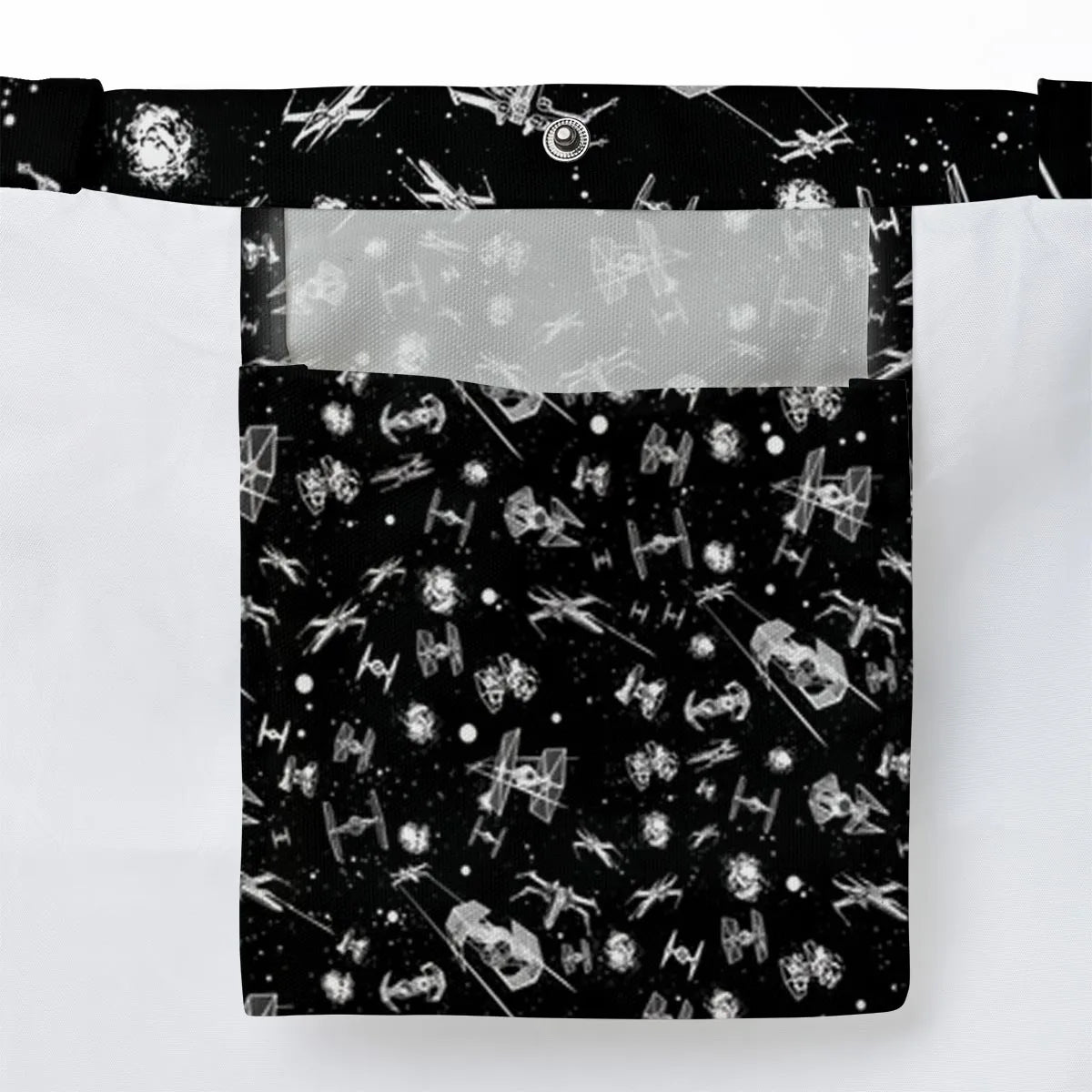 Space Ship Battle Star Wars Large Tote Bag