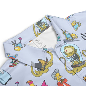 Halloween Costume The Simpsons AOP Men/Women Polo Shirt