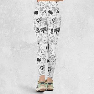 Buffy The Vampire Slayer Pattern Legging