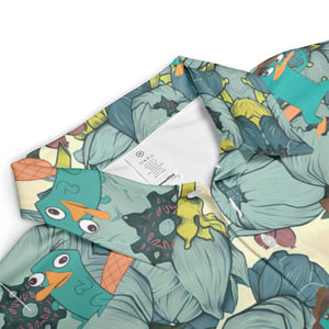 Perry The Platypus Phineas and Ferb AOP Men/Women Polo Shirt