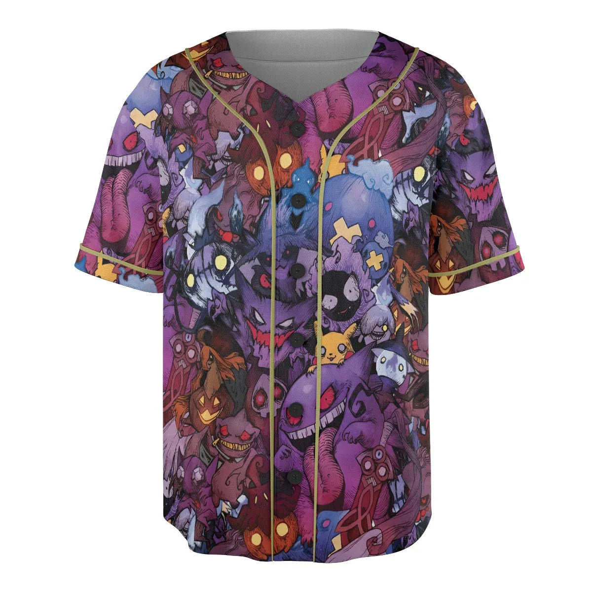 Scaries Poison Pokemon Unisex Baseball Jersey