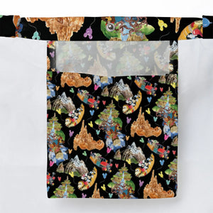 Mountain Magic Kingdom Parks Large Tote Bag