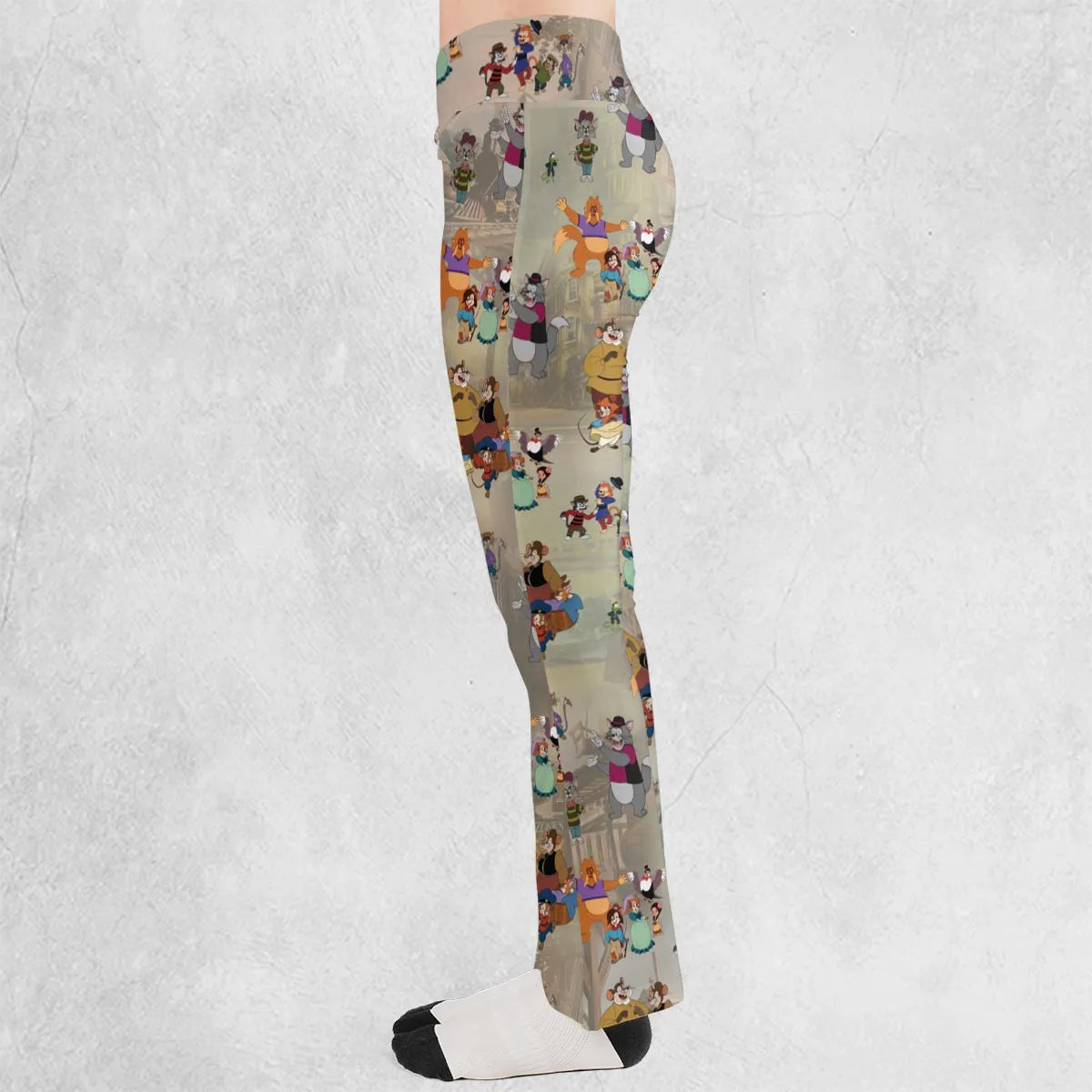 Somewhere Out There An American Tail Flare Leggings