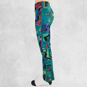 Haunted Chic Haunted Mansion Flare Leggings