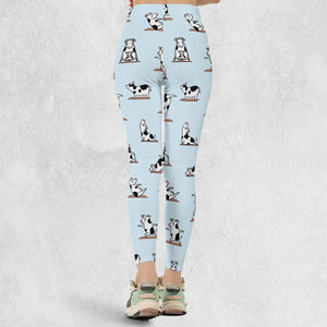Moo Yoga Pattern Legging