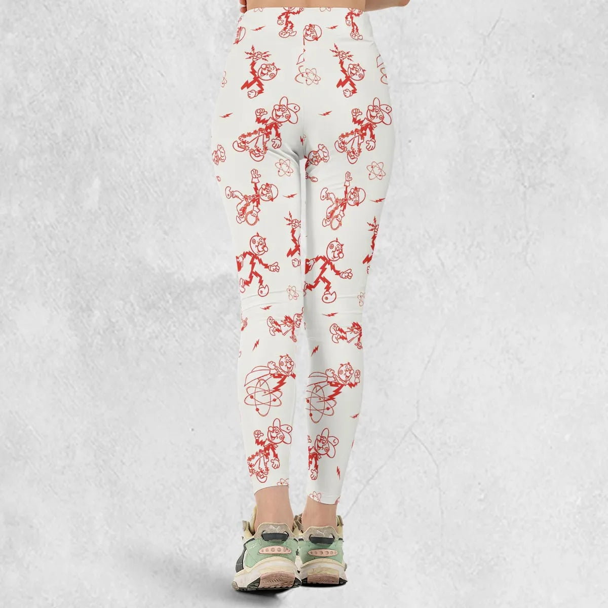 Vintage Style Nostalgic Reddy Kilowatt Legging
