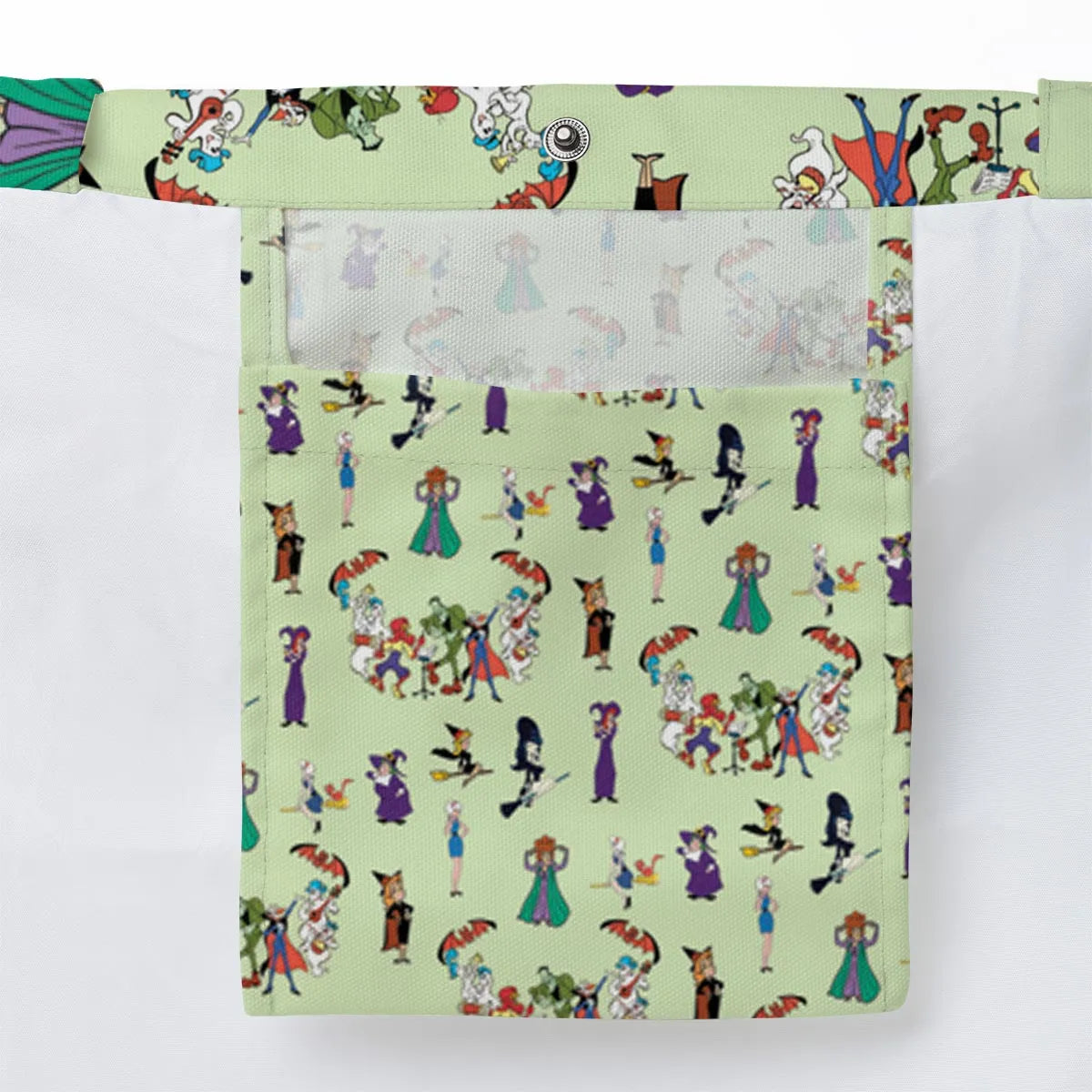 Witches Cartoon Characters Large Tote Bag