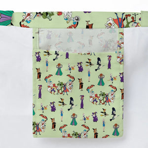 Witches Cartoon Characters Large Tote Bag
