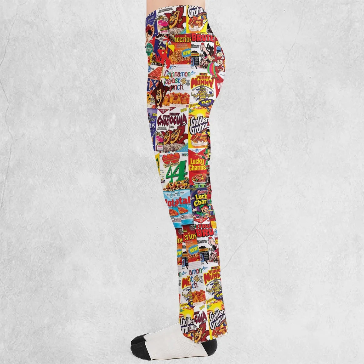 Popular Cereal Boxes Flare Leggings